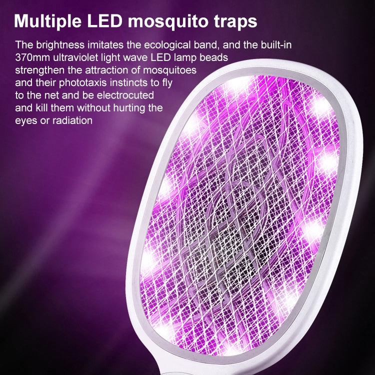 Electrical Mosquito Swatter Mosquito Killer Two-In-One USB Rechargeable Household Electrical Mosquito Swatter