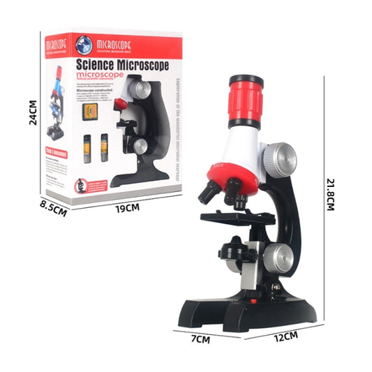 Microscope 1200X de science biologique pour l'éducation précoce, ensemble de jouets éducatifs pour enfants, S, L