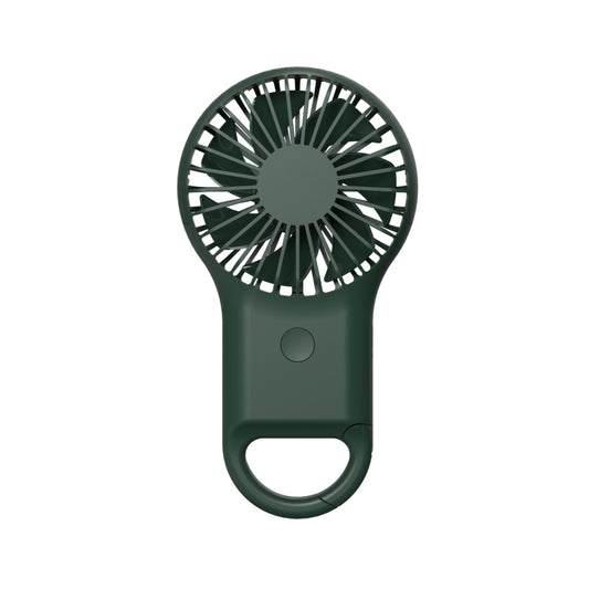 Handheld Pocket Mini Small Fan Portable Charging Outdoor USB Fan With 7 Color Light, Pink, ArmyGreen, Orange