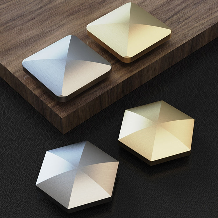 Desktop Kinetische Energie zum Stressabbau Fingerspitzen-Spinner-Spielzeug, Stil: Aluminiumlegierung Viereck Silber, Aluminiumlegierung Sechseck Silber, Edelstahl Viereck Silber, Edelstahl Sechseck Silber, Aluminiumlegierung Viereck Gold ...
