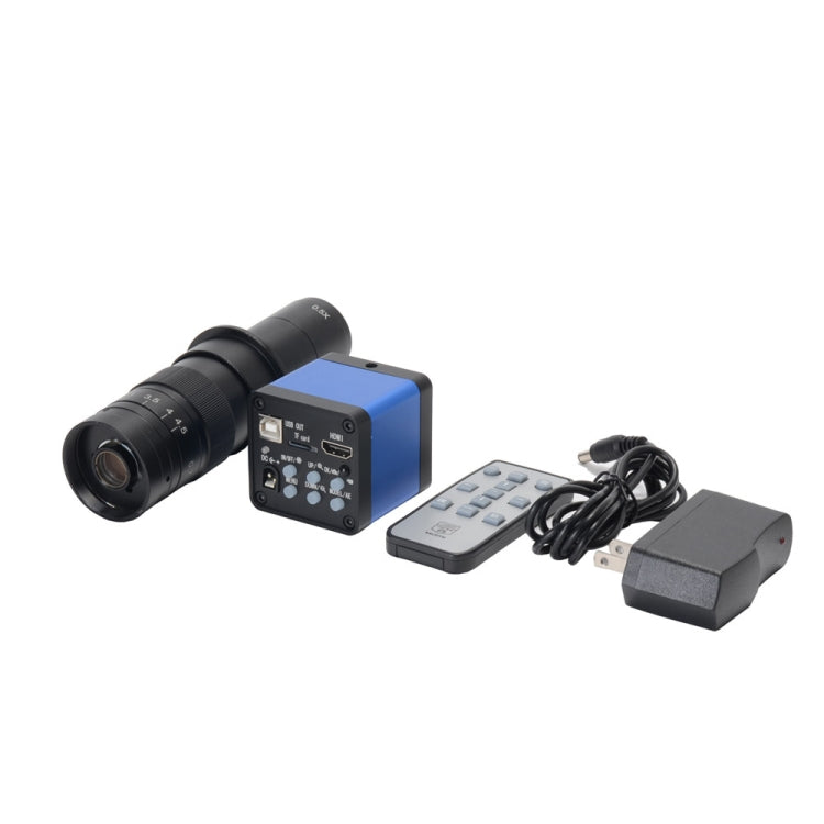 16 Million Pixel Industrial Camera + 0745 Adjustable Focus Camera Lens CCD High-Definition Photo Electron Microscope, 16 Million Pixel