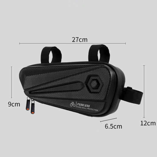 WEST BIKING YP0707257 Sac de cadre de vélo triangulaire en EVA à coque dure, sac de poutre avant de VTT, équipement de cyclisme, WEST BIKING YP0707257