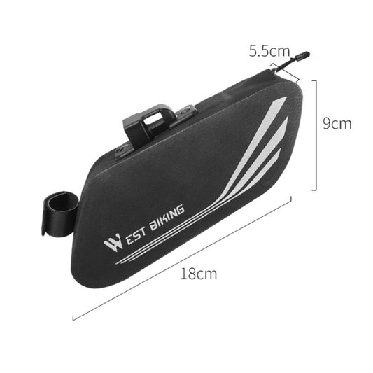 WEST BIKING YP0707219 Sacoche de selle étanche et portable, réfléchissante, avec coque rigide, pour équipement de cyclisme, YP0707219