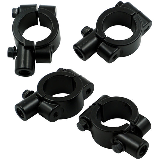 6 supports de rétroviseurs pour moto, M8 22mm Noir, M8 22mm Argent, M10 22mm Noir, M10 22mm Argent, M10 25mm Noir, M10 25mm Argent, M8 25mm Noir, M8 25mm Argent
