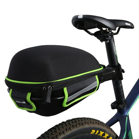 West Biking Support de vélo VTT Grande capacité Sac de selle Coque rigide avec housse de pluie, rouge, vert, bleu, orange