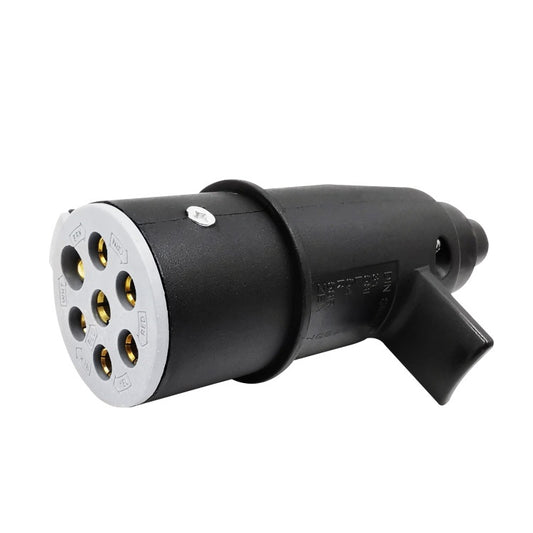 VP270ES 24V 7P Socket Trailer Signal Transmission Connector EU Plug, VP270ES