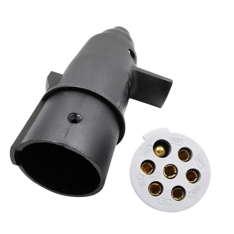 VP270ES 24V 7P Socket Trailer Signal Transmission Connector EU Plug, VP270ES