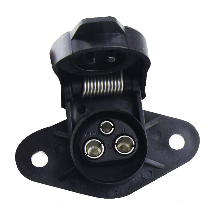 2 PCS VS130E 3P 12V PVC Trailer Connector Socket EU Plug, VS130E