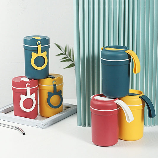 Portable Handle Breakfast Cup Porridge Cup Suitable For Microwave Oven, Style: