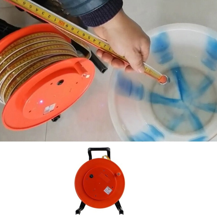 Steel Ruler Water Level Gauge Downhole Water Level Measuring Instrument Layered Settlement Instrument, 10 Meters, 20 Meters, 30 Meters, 50 Meters, 100 Meters
