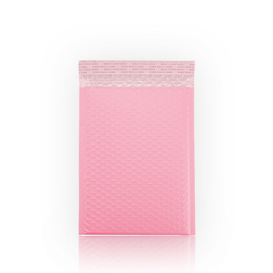 100 PCS Pink Co-Extrusion Film Bubble Bag Logistics Packaging Thickened Packaging Bag Size: