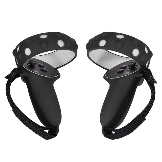 2 Sets GS092 Handle Controller Silicone Protective Cover Anti-Fall And Anti-Lost All-Inclusive Cover For Oculus Quest 2, GS092 Blue, GS092 Black, GS092 Red, GS092 Gray