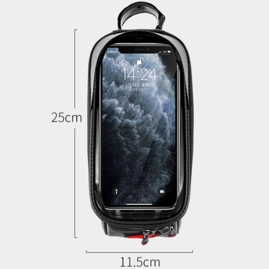 WEST BIKING Sac de Cadre Supérieur de Vélo 7 Pouces Rigide avec Écran Tactile Étanche, YP0707261