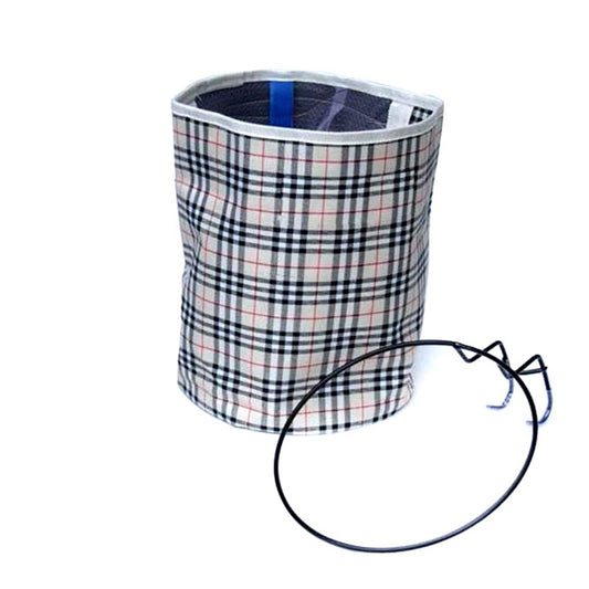 Panier de vélo en tissu, panier suspendu pliable, noir carré, beige carré, bleu carré, rouge carré