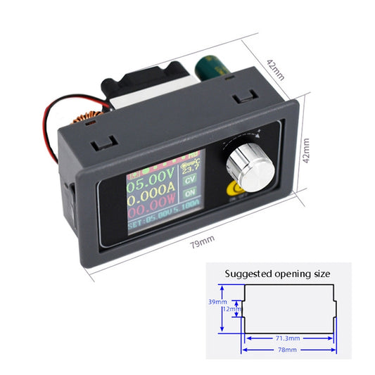 Colorful Screen DC 6.0-36V to 0.6-36V 5A Step Down Stabilized Power Supply Constant Voltage Current Buck Power Converter Power Supply Adjustable Module, SK3580