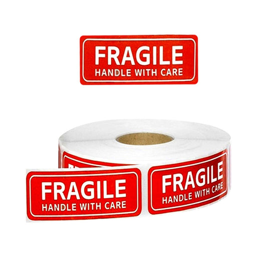 Handle Fragile Warning Stickers Carefully, F40