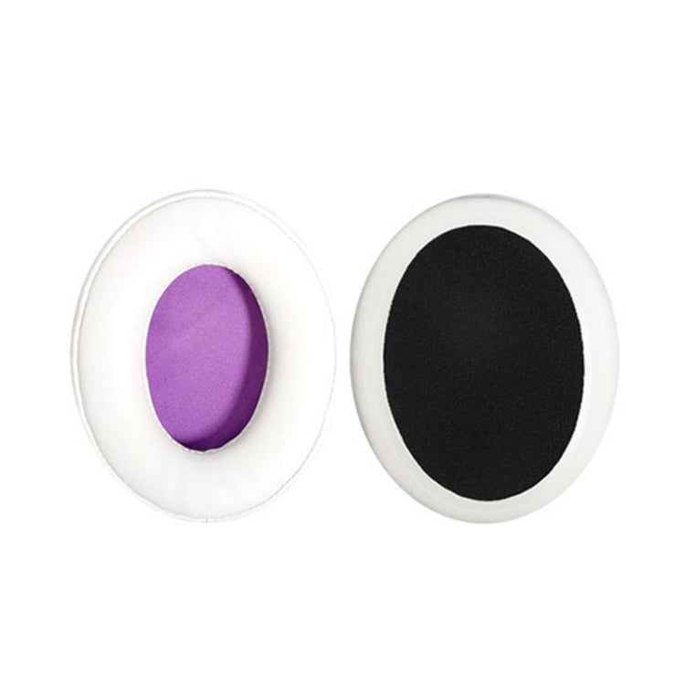 2 PCS Headset Sponge Cover Ear Pad Leather Case For Kingston Cloud Silver II, Colour: Black, Black, Black Splicing, White Splicing, Grid, Lambskin Black, Lambskin White