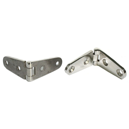 Four-Hole Stainless Steel Hinge 316 Flat Open Bearing Hinge, 103 x 27mm