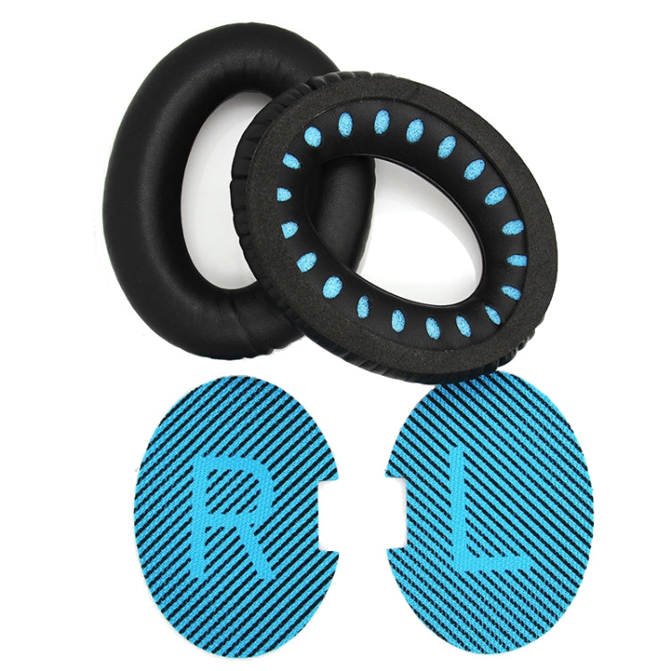 2 PCS Headset Sponge Cover Earmuffs With Cotton Pad For Bose QC2 / QC15 / AE2, Protein Skin