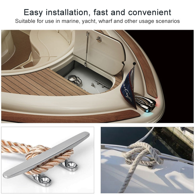 316 Stainless Steel Light-Duty Flat Claw Bolt Speedboat Yacht Ship Accessories, 100mm 4inch, 125mm 5inch, 150mm 6inch, 200mm 8inch, 250mm 10inch