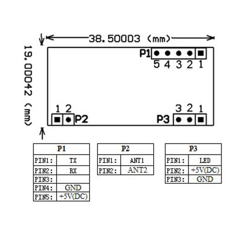 HW-205 RDM6300 125kHz Serial Port Reading RFID Card Module