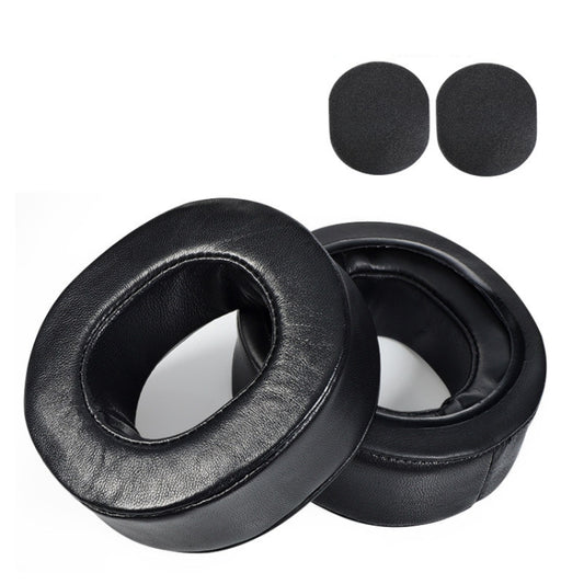 2 Coussins de Casque Éponge pour Sony MDR-DS7500 / RF7500, Style : Peau de Protéine Épaissie avec Coussins en Coton, Peau d'Agneau Épaissie avec Coussins en Coton, Peau de Protéine Originale, Peau d'Agneau Originale