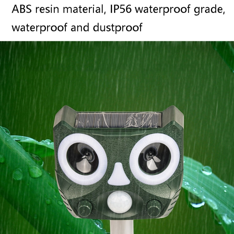 119A Outdoor Solar Ultrasonic Insect Repellent Animal Repellent