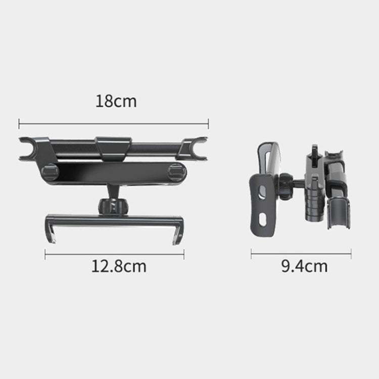 Car Seat Telescopic Bracket Car Rear Pillow Mobile Phone Bracket, 06 Upgrade Version Black, 06 Upgrade Version Red