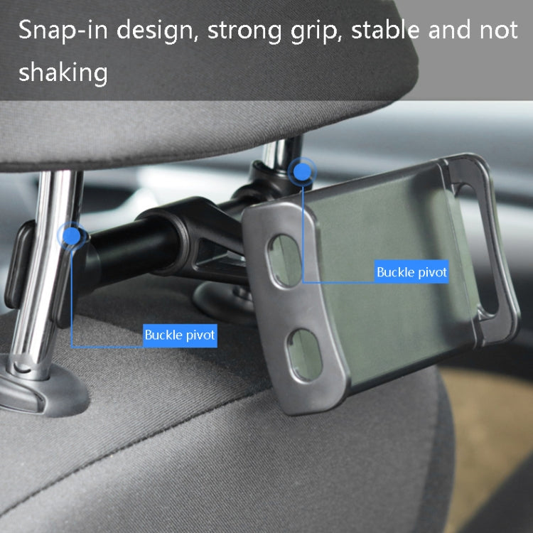 Car Seat Telescopic Bracket Car Rear Pillow Mobile Phone Bracket, 06 Upgrade Version Black, 06 Upgrade Version Red