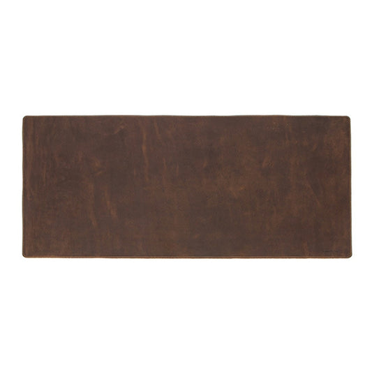 CF9011 Desk Pad Retro Crazy Horse Leather Notebook Computer Mouse Pad Oversized Anti-Slip Desktop Computer Desk Leather Pad