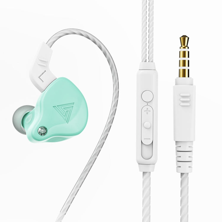 QKZ AK6 2 PCS In-Ear 3.5mm Wired Subwoofer Sports Earphones, 2 PCS, 2 Pair