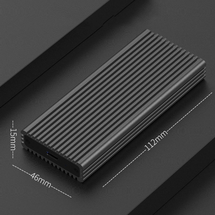 M.2 NVME / NGFF Mobile Hard Disk Box TYPE-C3.1 Notebook External Solid State Drive Box, Style:, PC280K NVME Double Cable, PC280K NVME Single Cable
