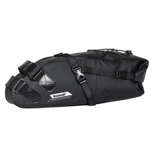 Rhinowalk RK19511 Sacoche de Selle de Vélo Entièrement Étanche Grande Capacité pour Vélo de Route, RK19511 Noir 10L, RK19512 Noir 5L, RK19513 Noir 13L
