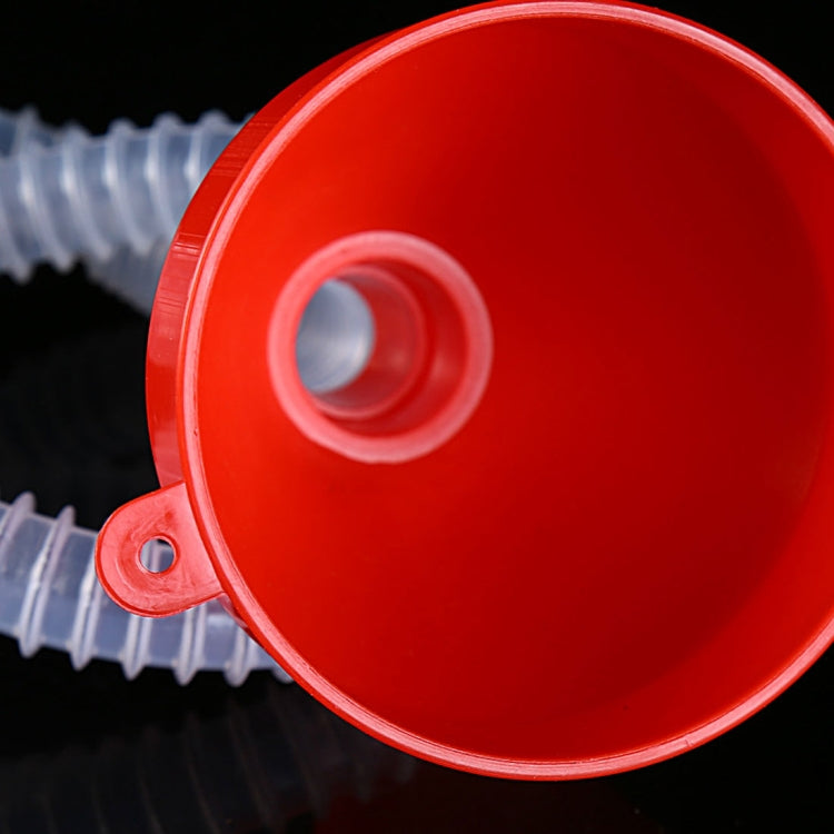 Pour Oil Tool Car Motorcycle Truck Vehicle Plastic Filling Funnel with Soft Pipe, Pour Oil Tool