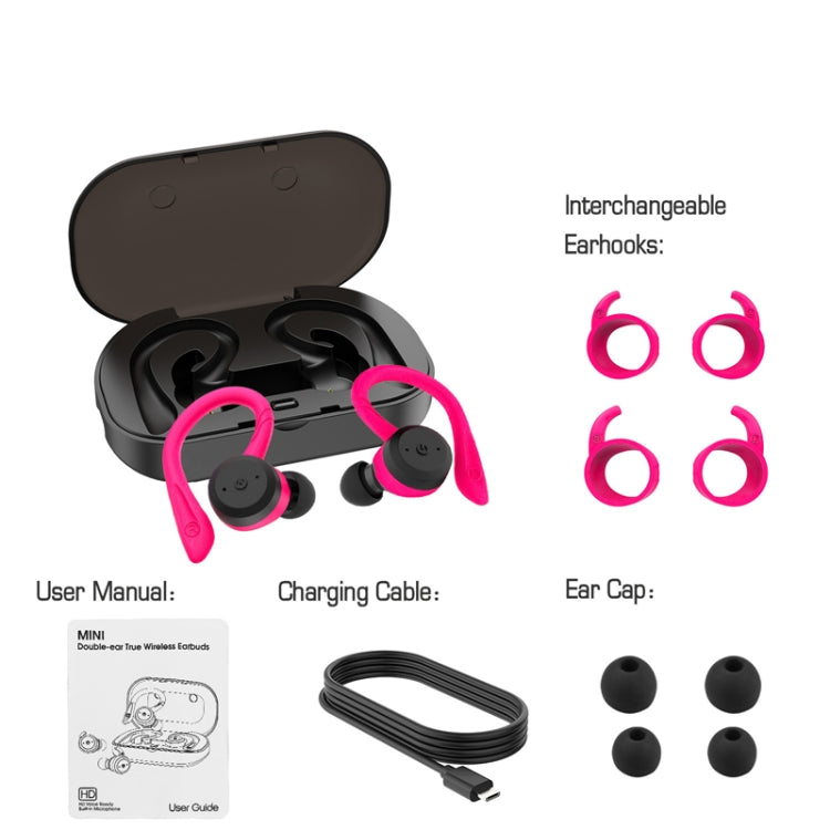 BE1032 Ear-mounted Waterproof Sports TWS Wireless Bluetooth Earphone