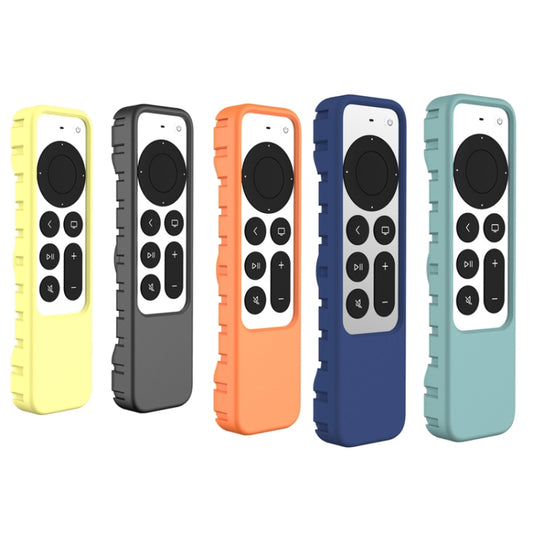 2 PCS Remote Control All-Inclusive Protective Cover, 4K(Black), 4K(Dark Blue), 4K(Orange), 4K(Pink), 4K(Pine Green), 4K(Yellow)
