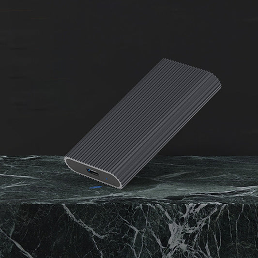 Blueendless M3T MSATA Mobile Hard Disk Box TYPE-C Transfer USB3.1 Notebook Solid Hard Disk Box, Blueendless