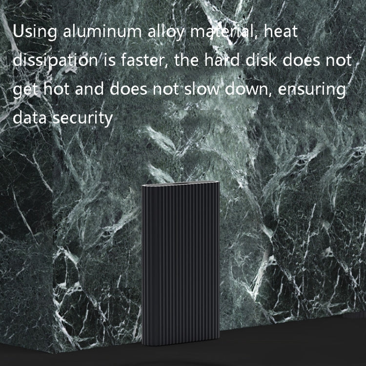 Blueendless M3T MSATA Mobile Hard Disk Box TYPE-C Transfer USB3.1 Notebook Solid Hard Disk Box, Blueendless