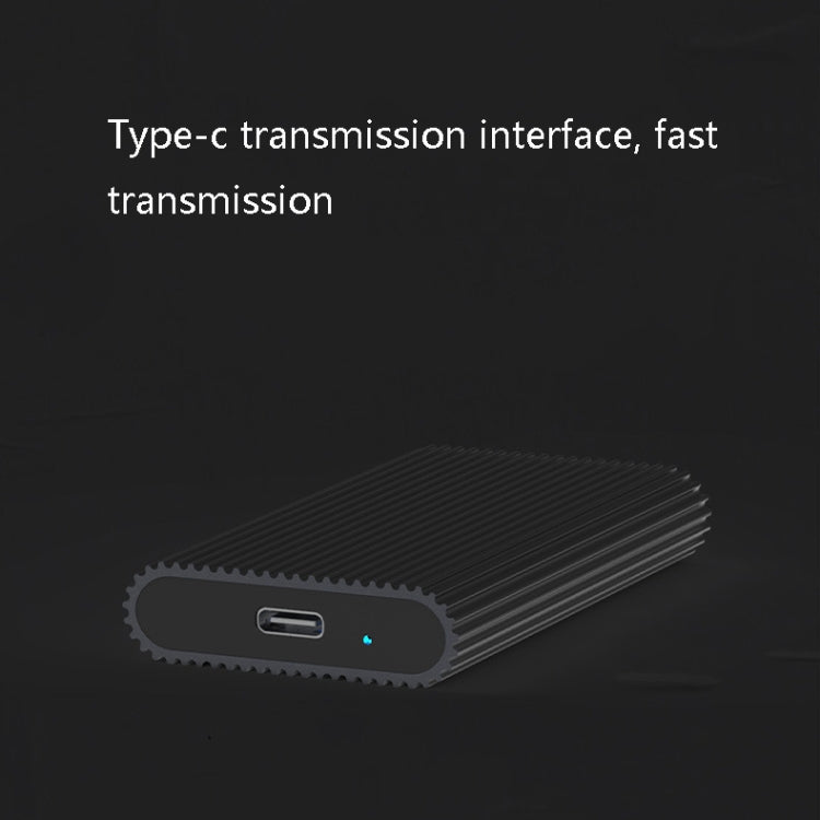 Blueendless M3T MSATA Mobile Hard Disk Box TYPE-C Transfer USB3.1 Notebook Solid Hard Disk Box, Blueendless