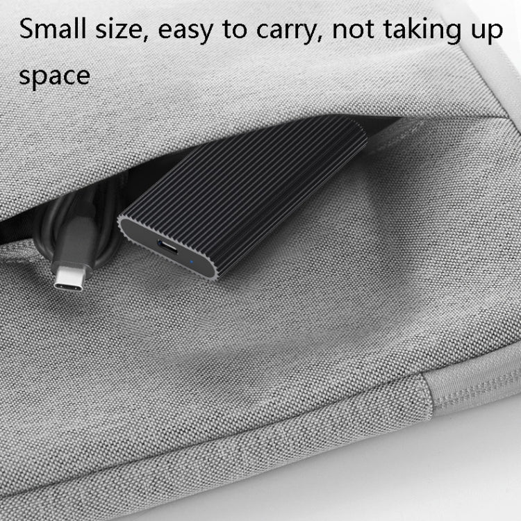 Blueendless M3T MSATA Mobile Hard Disk Box TYPE-C Transfer USB3.1 Notebook Solid Hard Disk Box, Blueendless