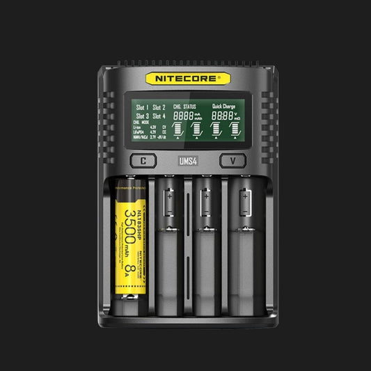 NITECORE Fast Lithium Battery Charger, US Plug
