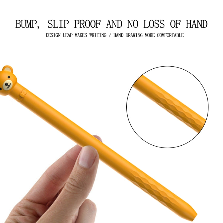 Cartoon Silicone Capacitive Pen Non-Slip And Anti-Drop Protective Cover, For Apple Pencil 1