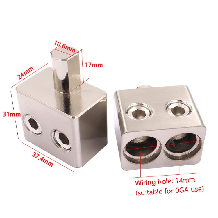 RT54 Car Audio Amplifier 1 Point 2 Splitter High Power Supply Terminal, RT54