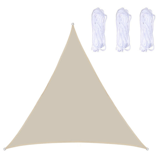 Voile d'ombrage triangulaire étanche anti-UV pour jardin, Taille : 3.6m x 3.6m x 3.6m, 3.6m x 3.6m x 3.6m