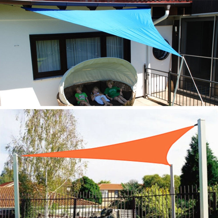 Voile d'ombrage triangulaire étanche anti-UV pour jardin, Taille : 3.6m x 3.6m x 3.6m, 3.6m x 3.6m x 3.6m