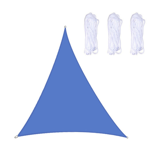 Voile d'ombrage triangulaire étanche anti-UV pour jardin, Taille : 4,5 m x 4,5 m x 4,5 m, 4,5 m x 4,5 m x 4,5 m