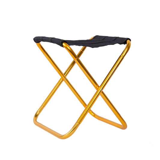 Outdoor Portable Camping Folding Chair 7075 Aluminum Alloy Fishing Barbecue Stool, Size: 24.5x22.5x27cm, Camping Folding Chair (Silver Gray), Camping Folding Chair (Gold), Camping Folding Chair (Red), Camping Folding Chair (Blue)