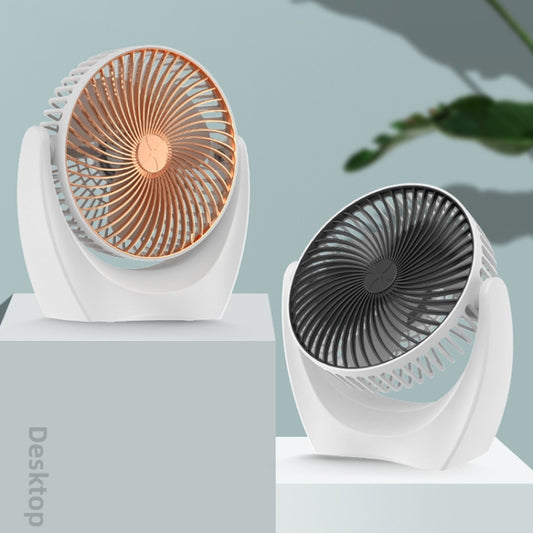 Ventilateur de bureau USB Mini ventilateur portable pour dortoir, type U (noir), type U (doré)