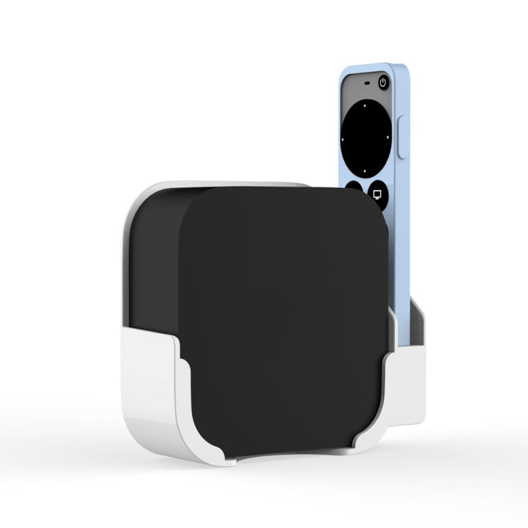 JV06T Set Top Box Bracket + Remote Control Protective Case Set for Apple TV