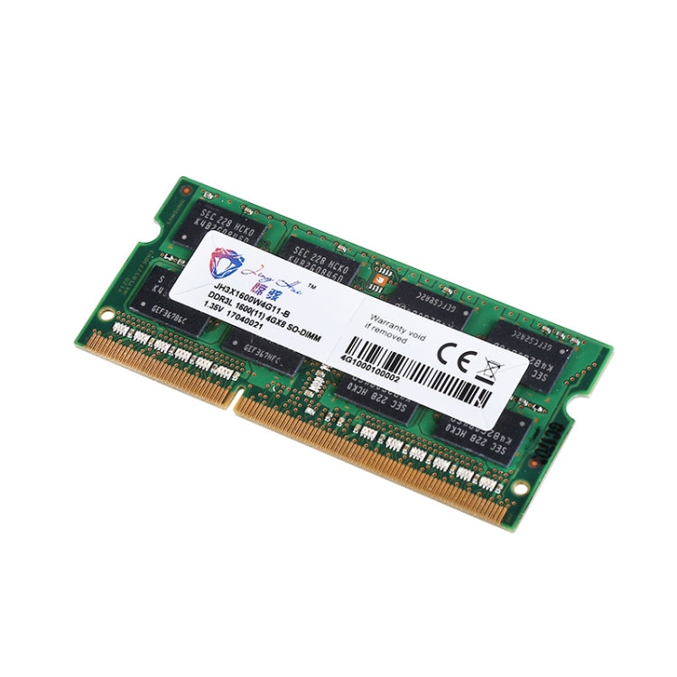 JingHai 1600MHz DDR3L PC3L-12800S 1.35V Low Voltage Notebook Memory Strip, 4GB